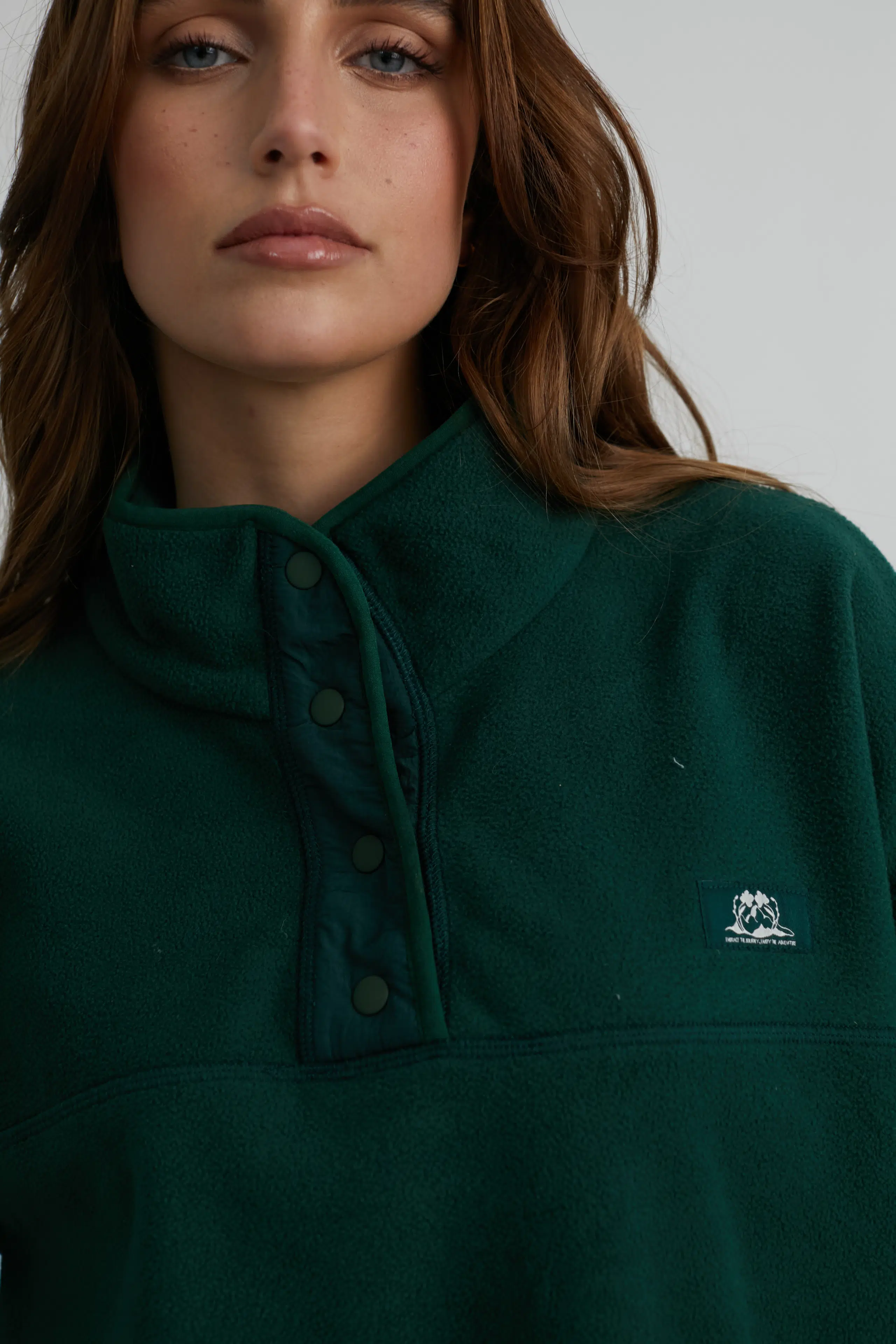 24 Colours Fleecepullover dunkelgrün 24 Colours Fleecepullover dunkelgrün