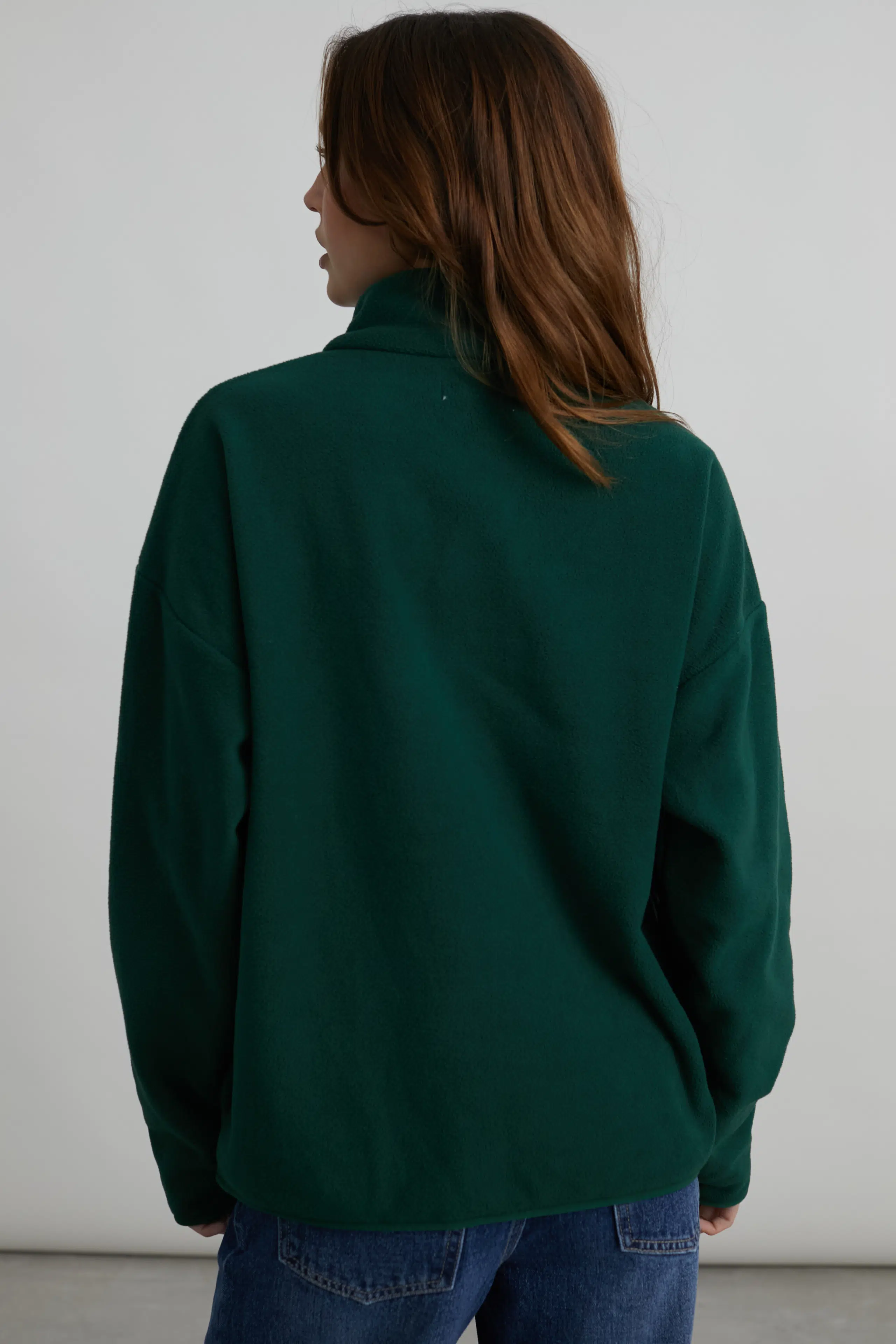 24 Colours Fleecepullover dunkelgrün 24 Colours Fleecepullover dunkelgrün