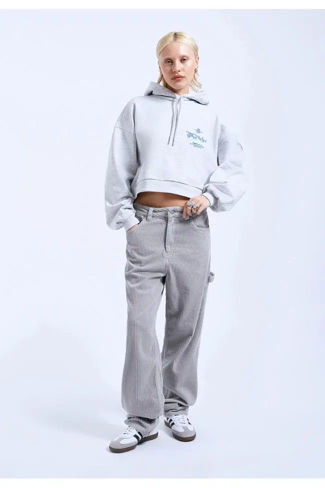Dr.Denim Cordhose Faye Worker Light Grey Cord Dr.Denim Cordhose Faye Worker Light Grey Cord
