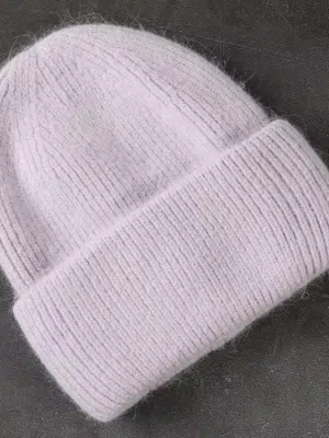 No Cream Mütze lila