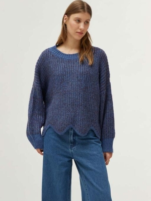 Compania Fantastica Strickpullover Blau