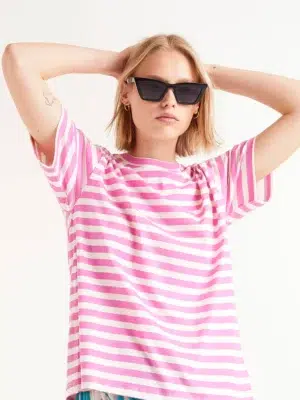 Compania Fantastica T-Shirt gestreift rosa