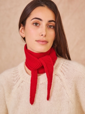 No Cream Calie Paris Sophie Schal rot