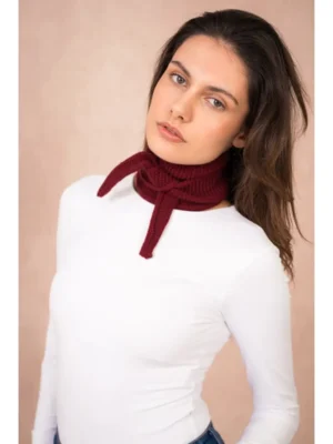 No Cream Calie Paris Sophie Schal Weinrot