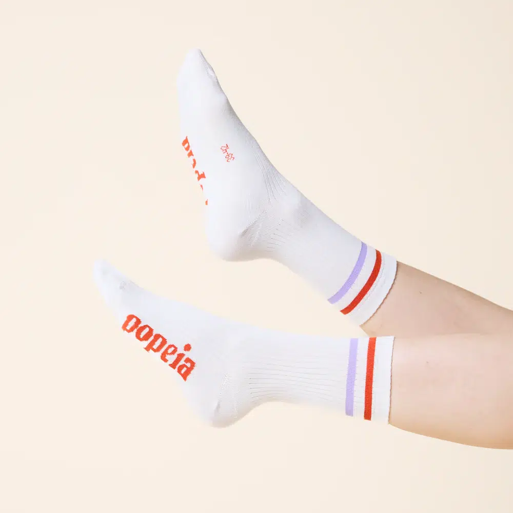 Popeia Socken The Sporty Lila Rot