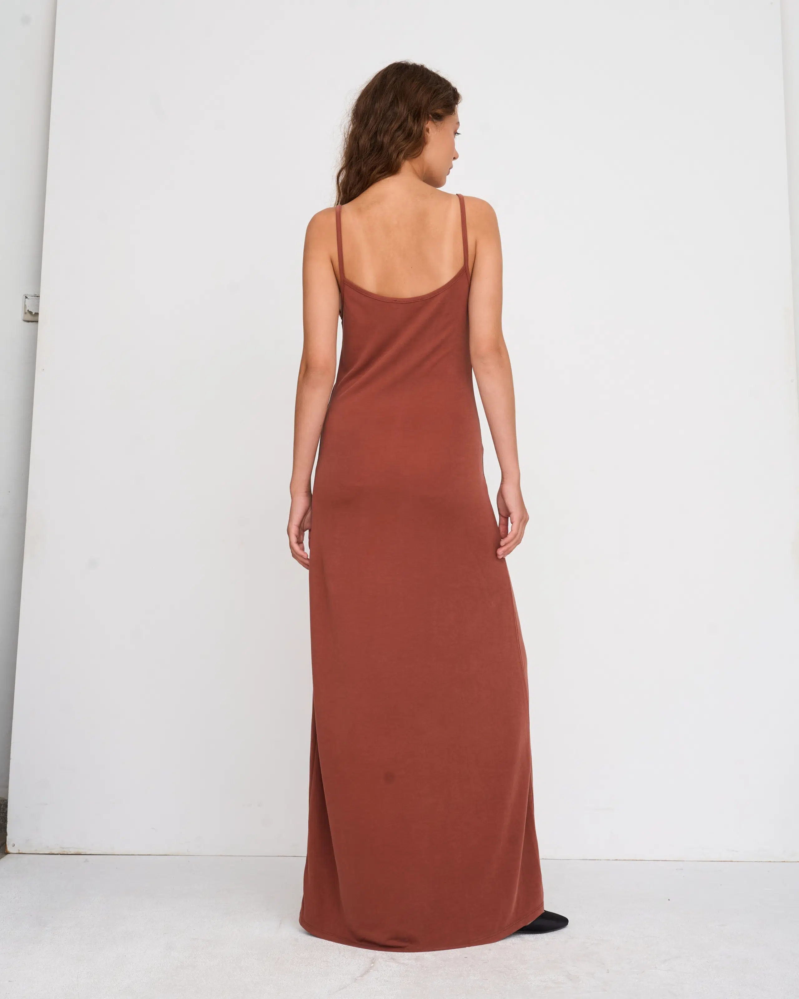 24 Colours Maxikleid Rust