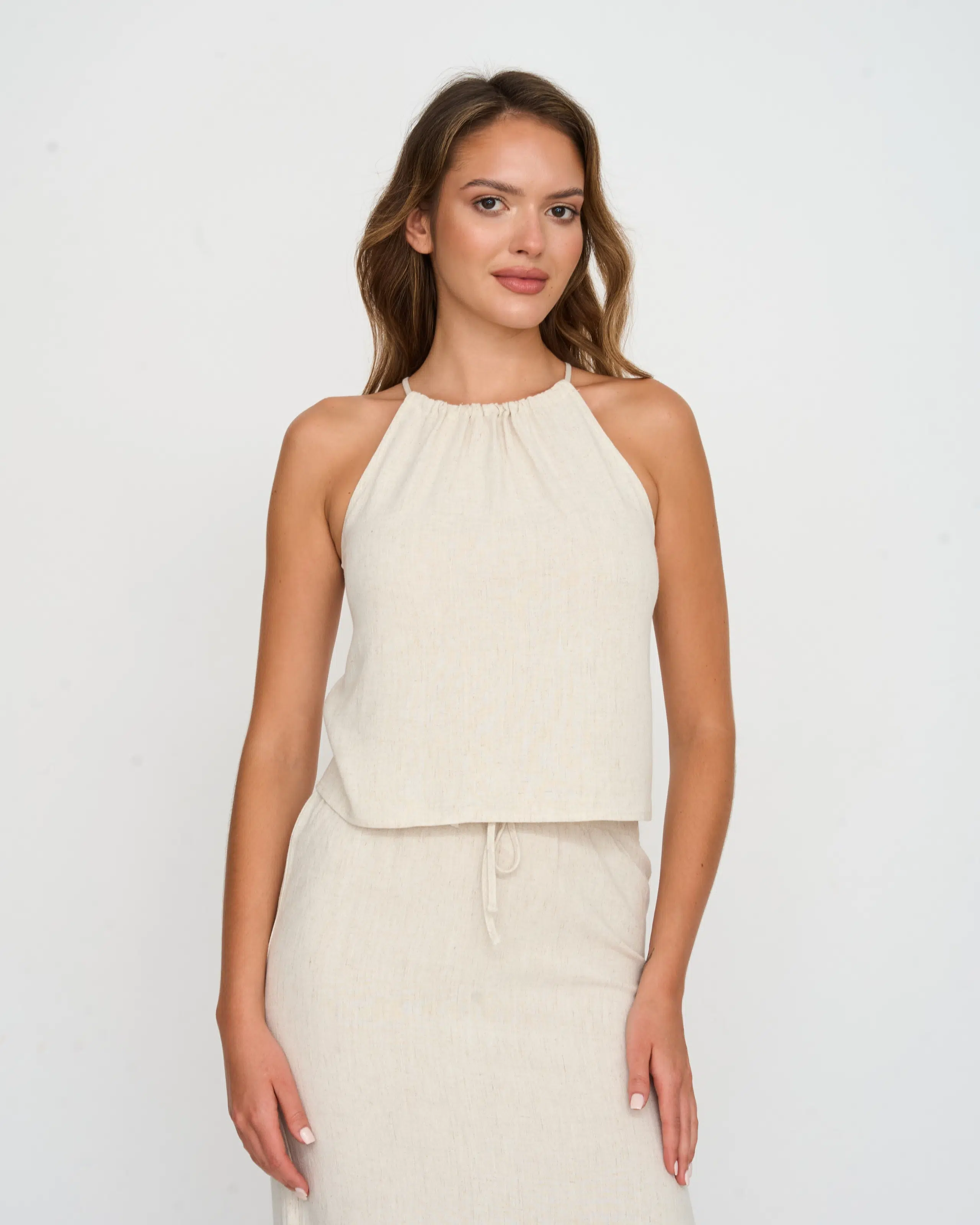 24 Colours Top Beige