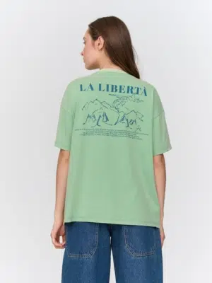 24 Colours T-Shirt Grün Oversized