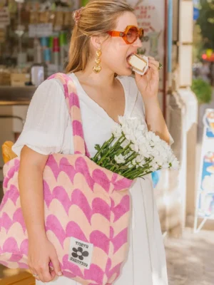 Tarta Gelatina Brisa Handtuchtasche pink