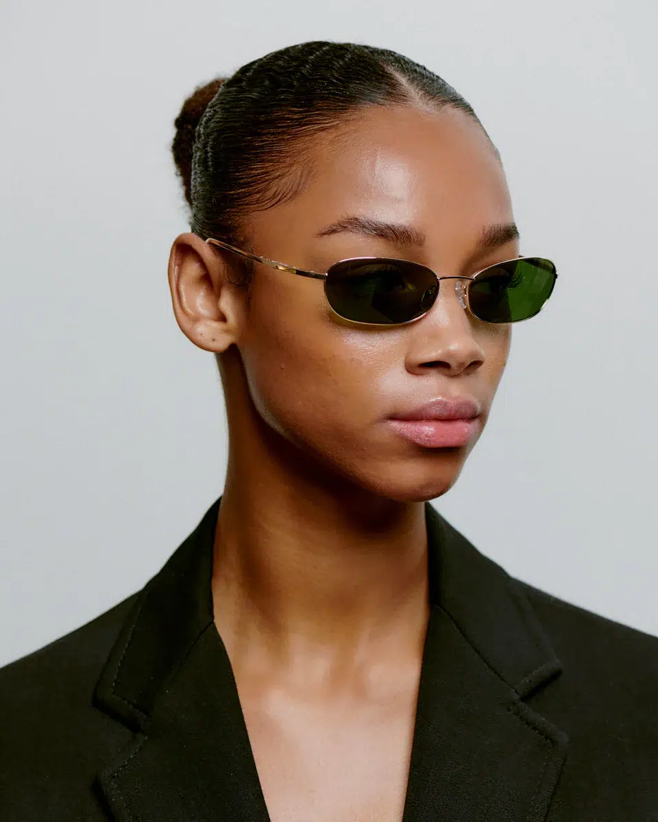 A.Kjaerbede Sonnenbrille Jack Gold