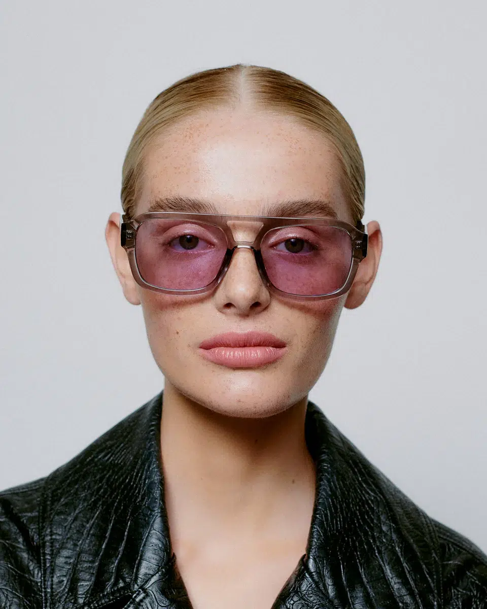 A.Kjaerbede Sonnenbrille Kaya Grey Transparent