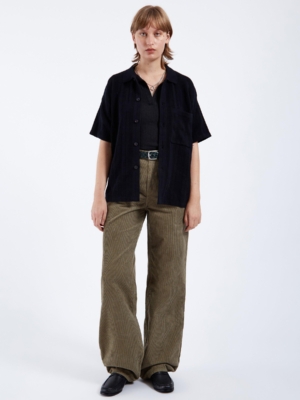 Dr.Denim Jeans Donna Dust Green Cord
