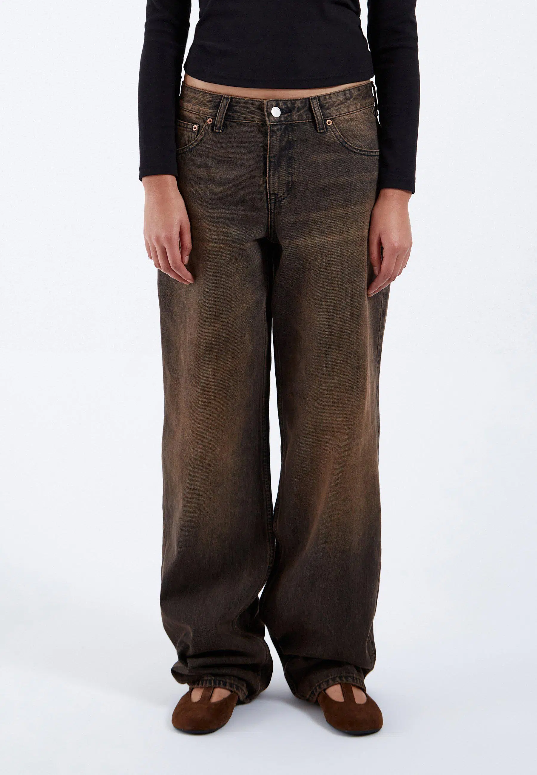 Dr.Denim Jeans Hill Jet Brown Used Dr.Denim Jeans Hill Jet Brown Used