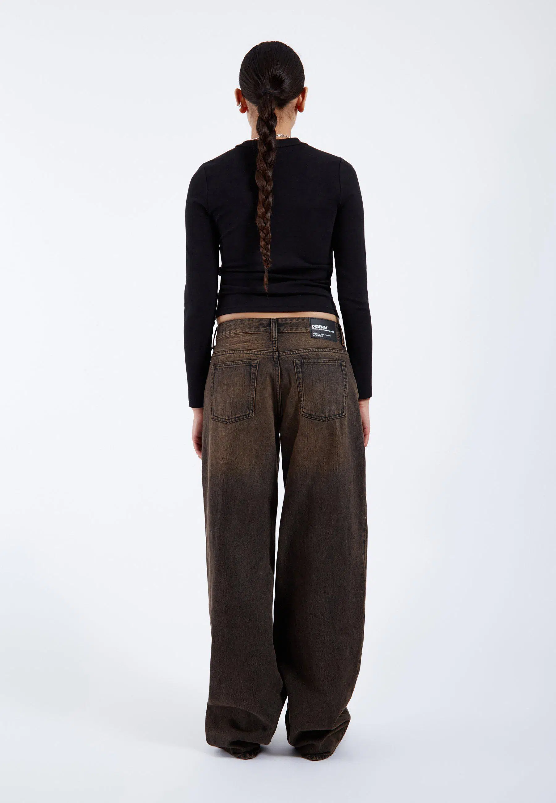 Dr.Denim Jeans Hill Jet Brown Used Dr.Denim Jeans Hill Jet Brown Used