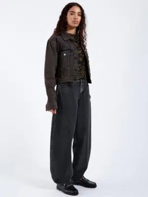 Dr.Denim Jeans Nanci Aged Black