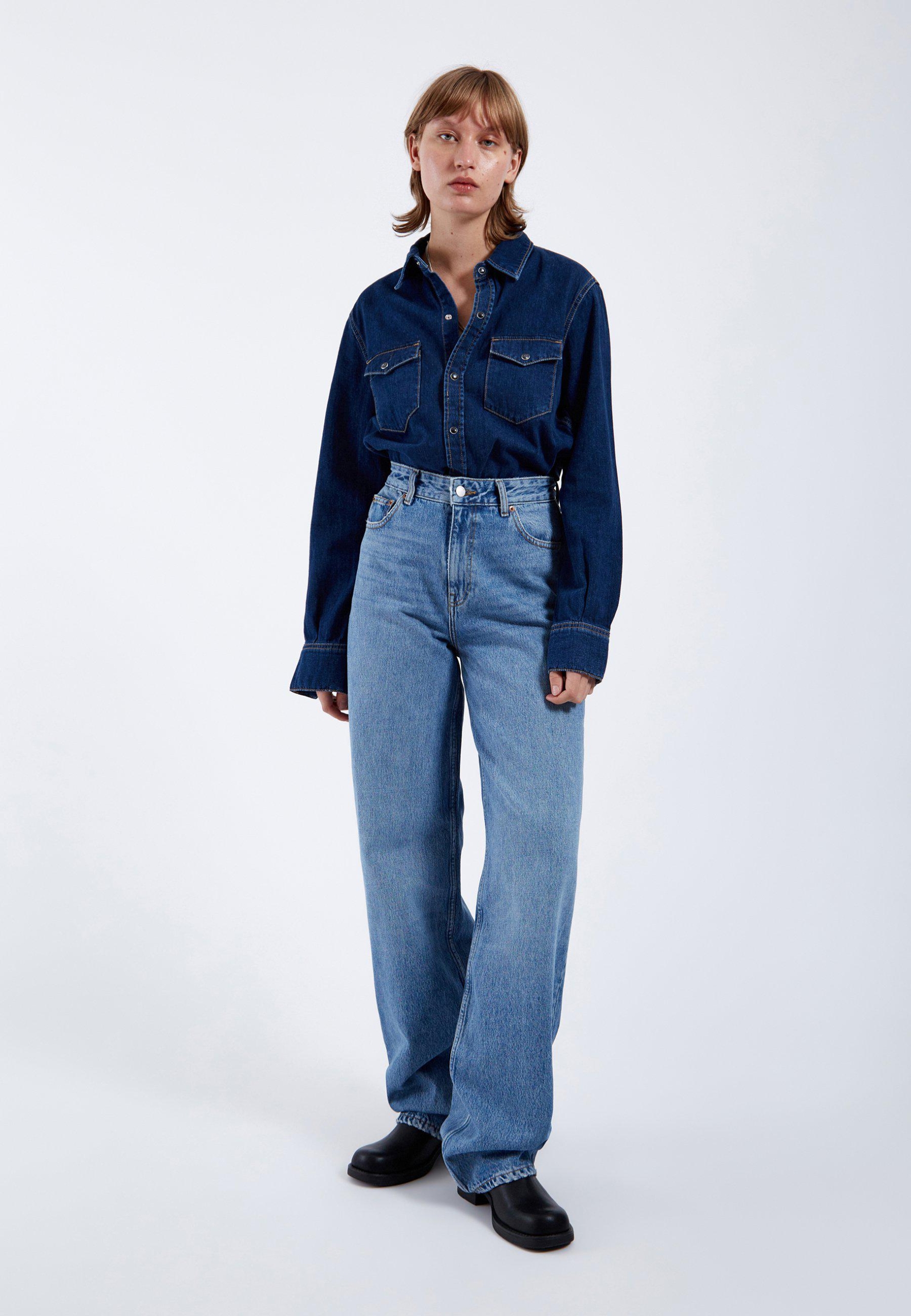Dr.Denim Jeansshirt Sukie Dark Retro
