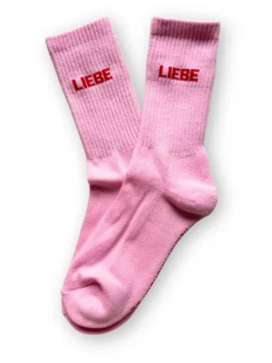 HERR&FRAUHEMPEL Socken Love rosa