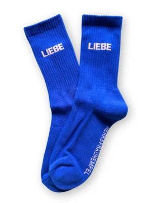 HERR&FRAUHEMPEL Socken Love blau