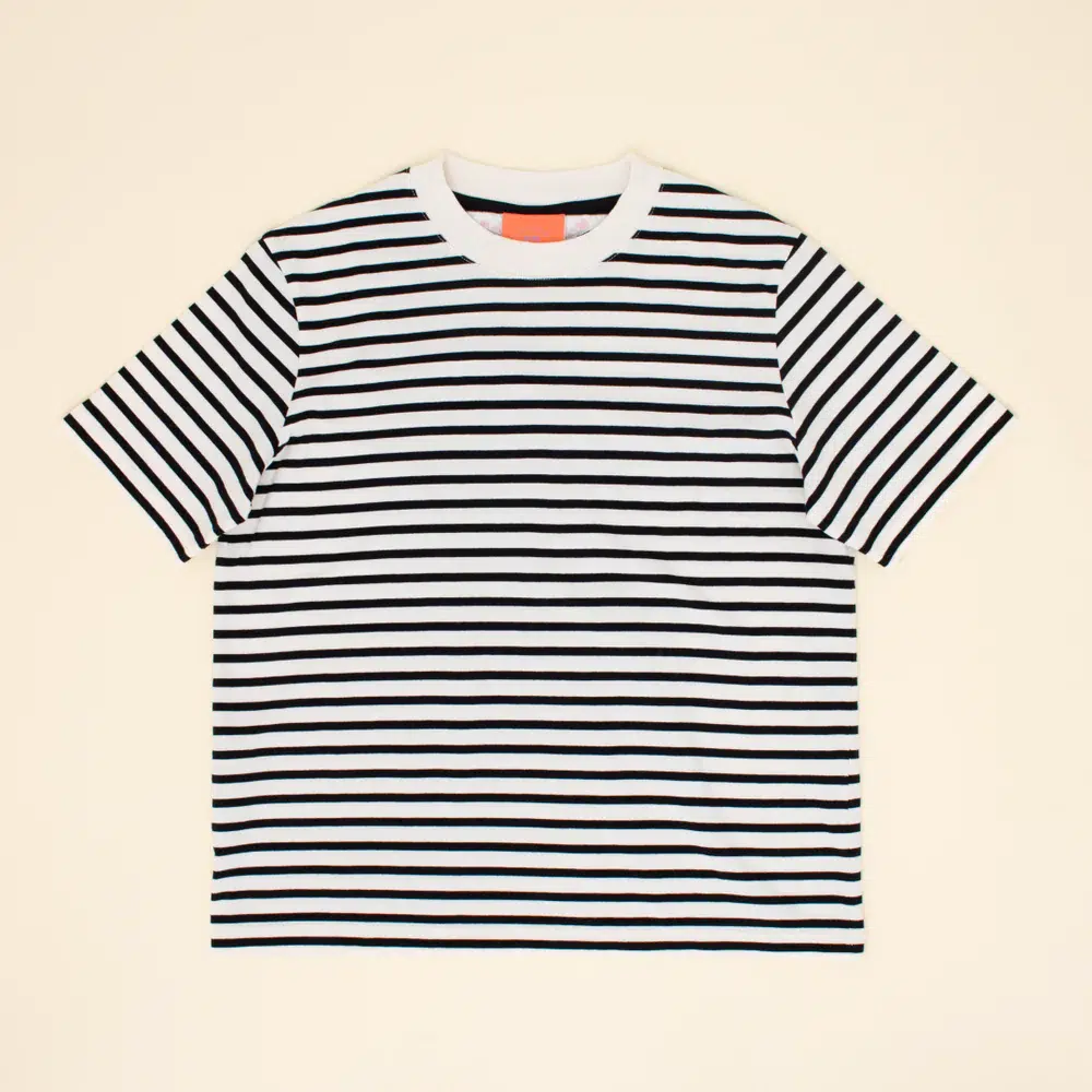 Popeia T-Shirt Gestreift Schwarz Weiss Popeia T-Shirt Gestreift Schwarz Weiss