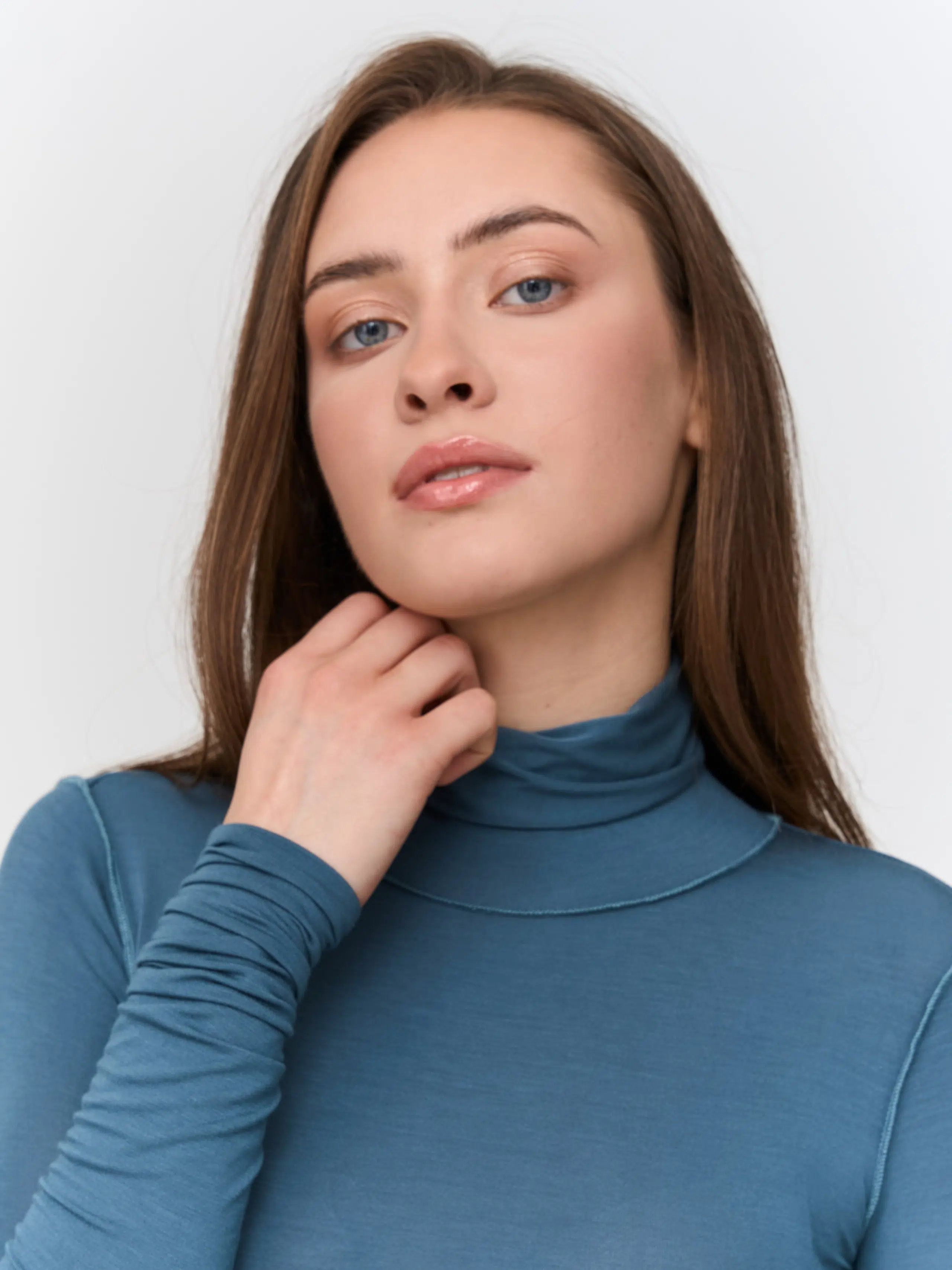 24 Colours Langarmshirt Blau 24 Colours Langarmshirt Blau