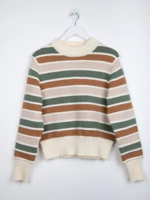 24 Colours Strickpullover Grün
