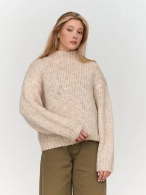24 Colours Strickpullover beige