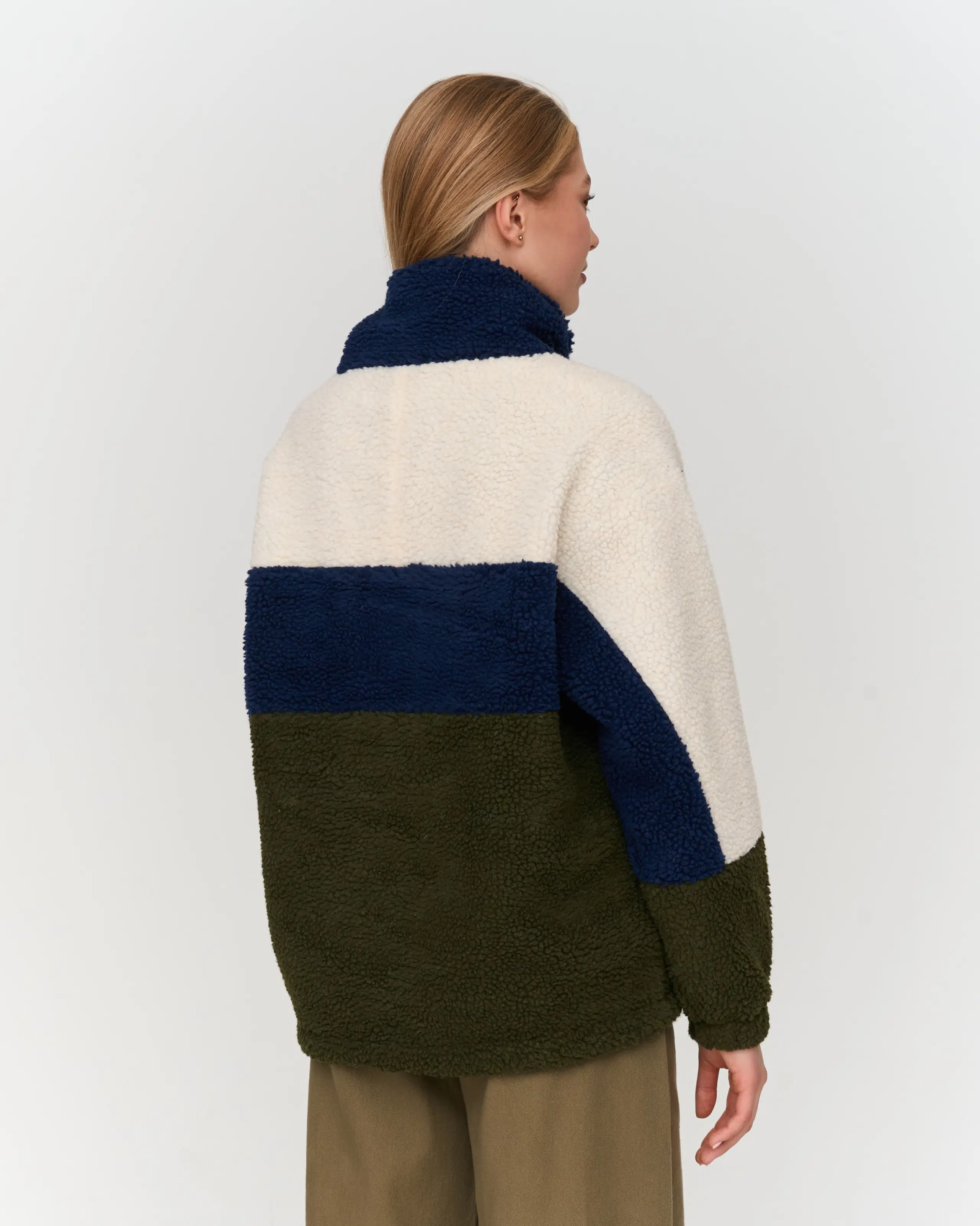 24 Colours Fleecepullover Blau