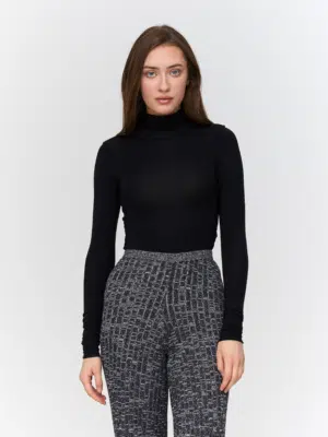 24 Colours Langarmshirt Schwarz