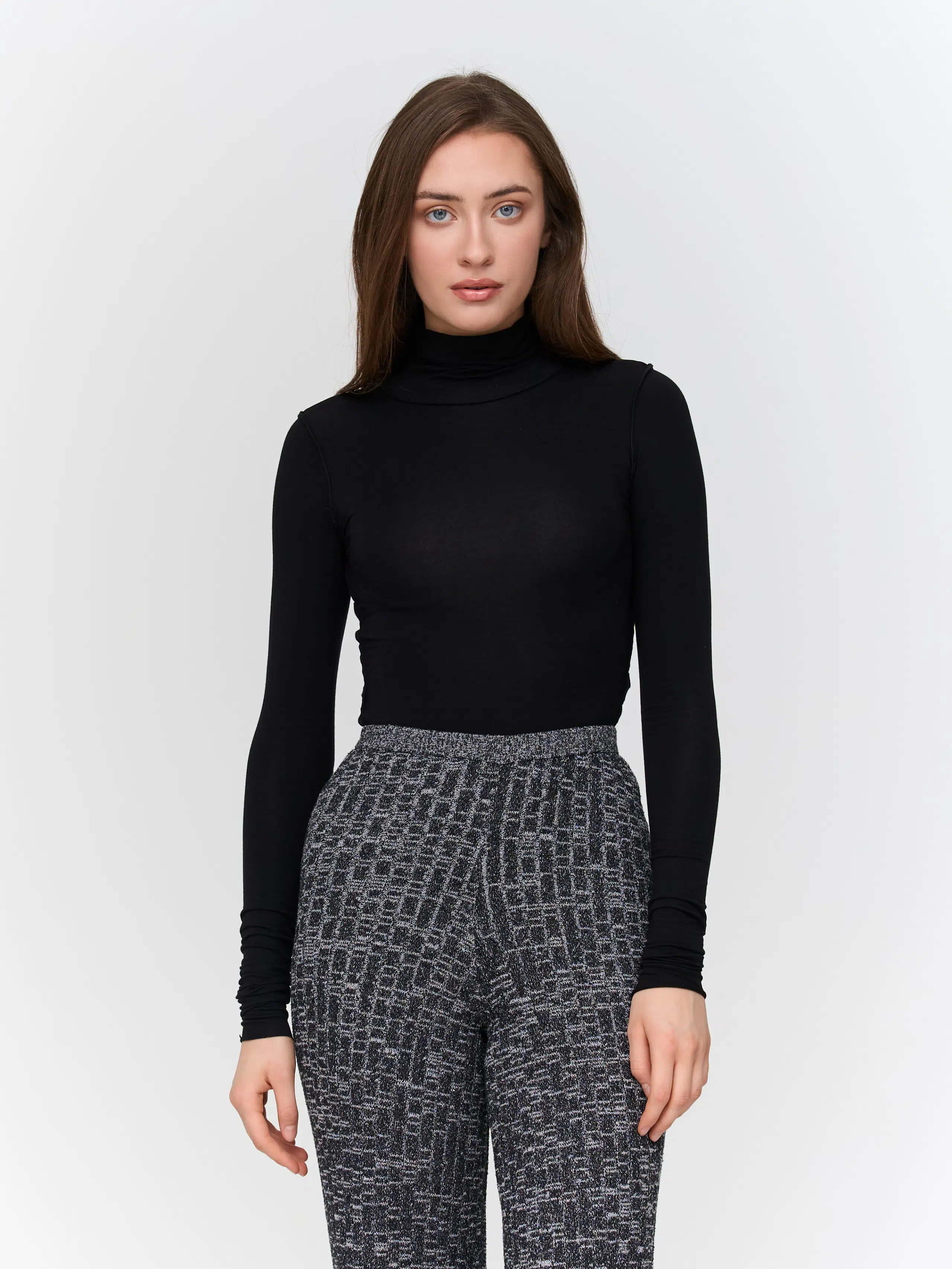 24 Colours Langarmshirt Schwarz