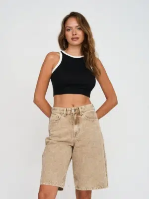 24 Colours Top schwarz