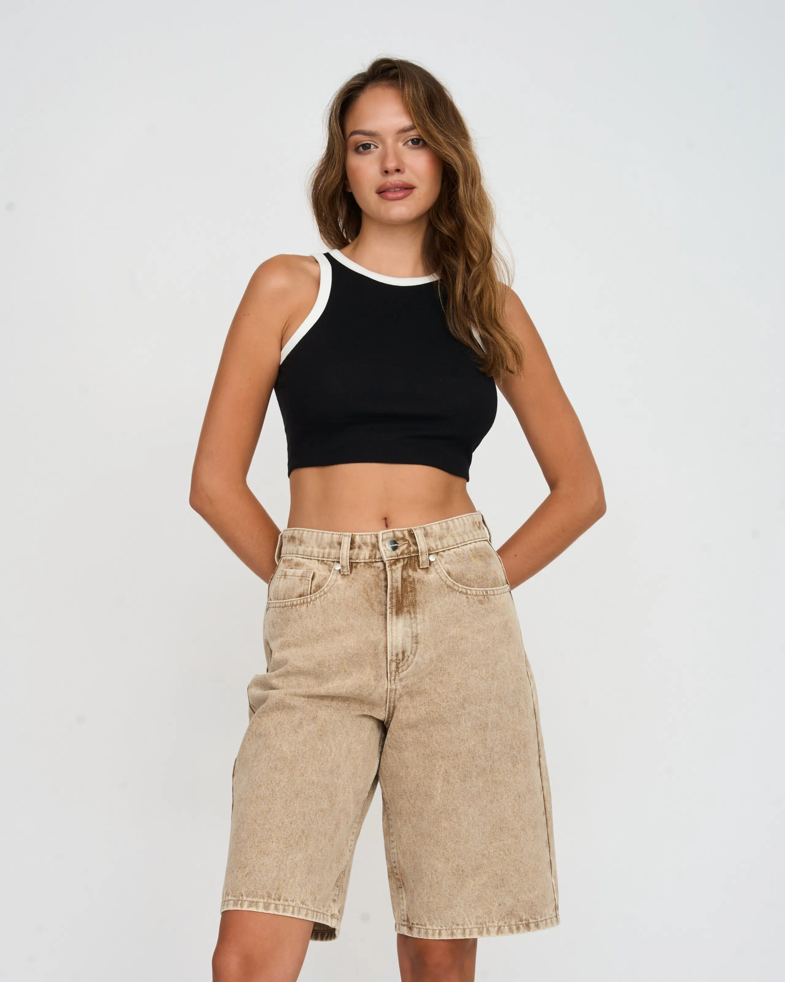 24 Colours Top schwarz