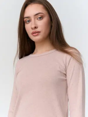 24 Colours Langarmshirt Beige