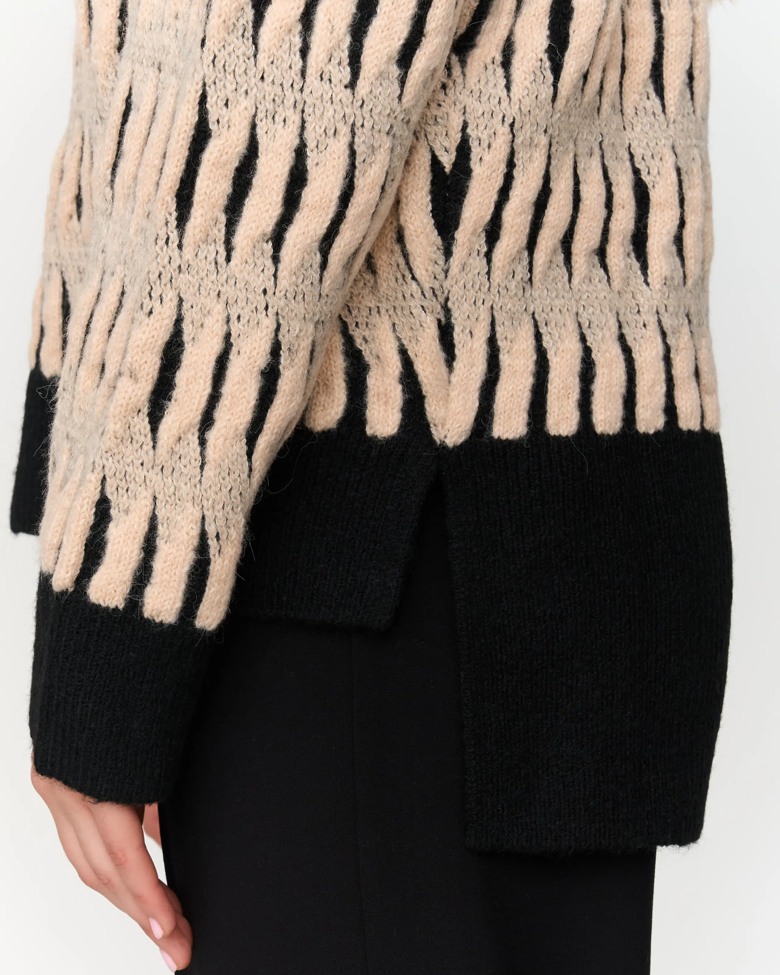 24 Colours Strickpullover Schwarz 24 Colours Strickpullover Schwarz