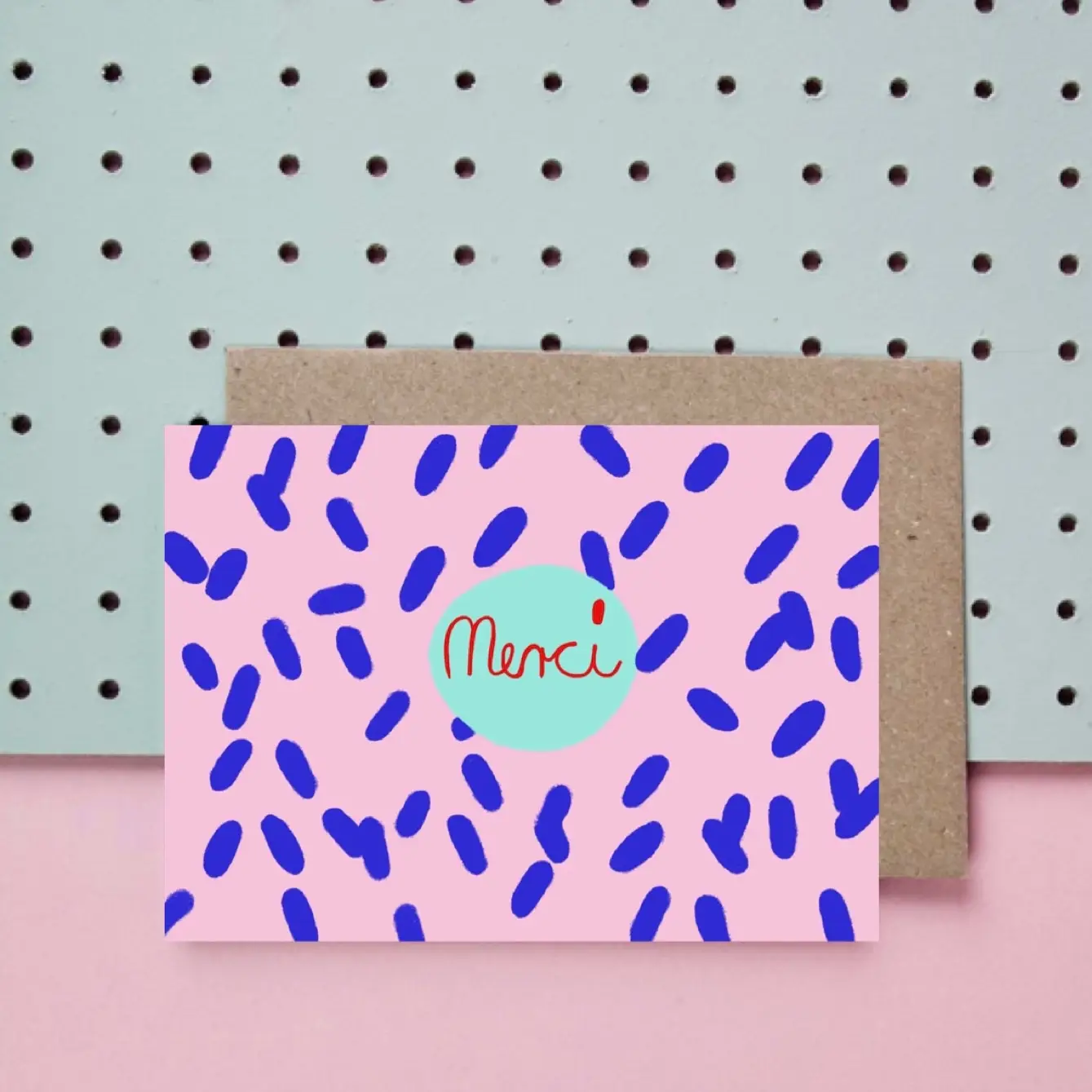 Ute Arnold Postkarte Merci Dots