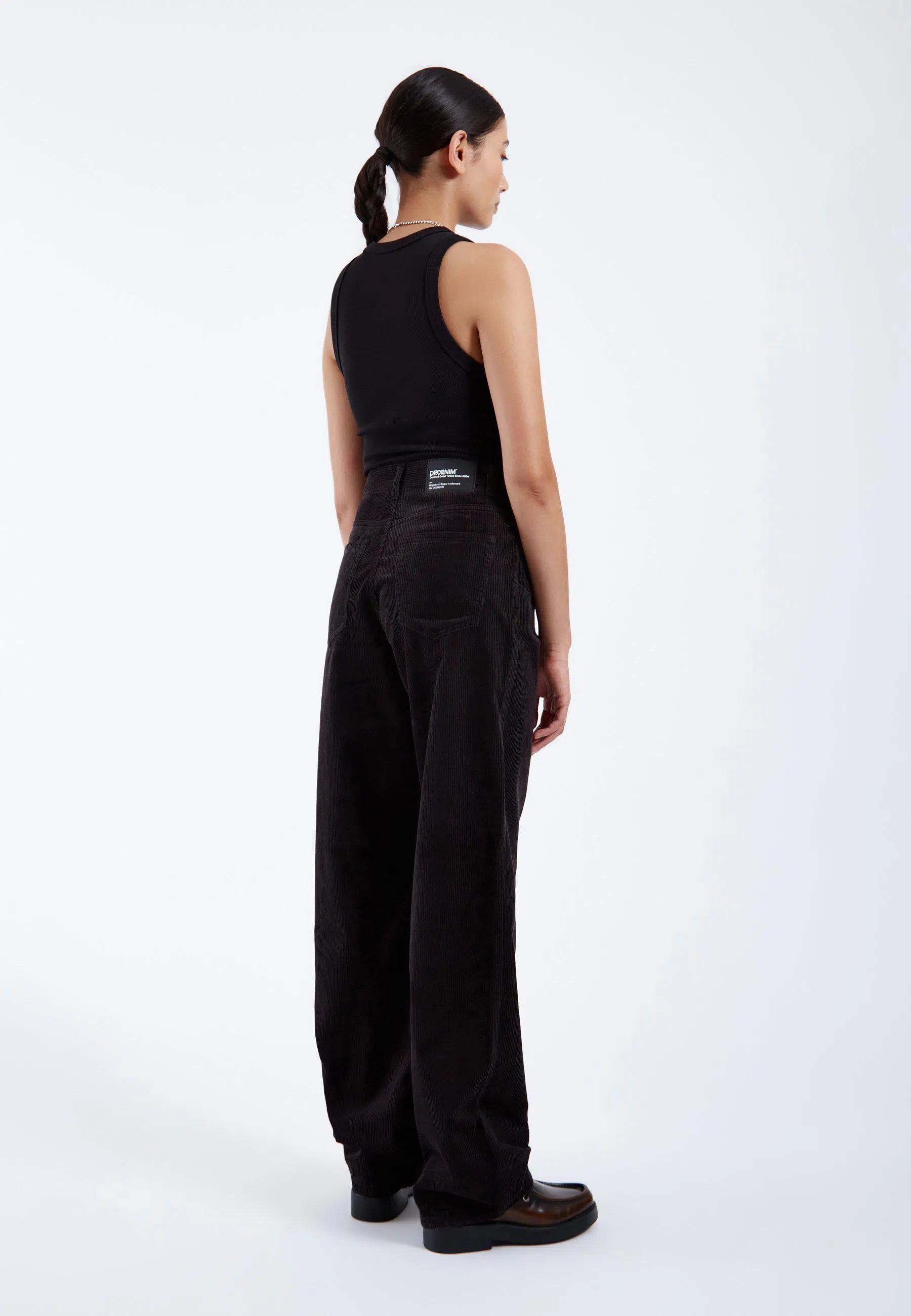 Dr.Denim Jeans Donna Black Cord