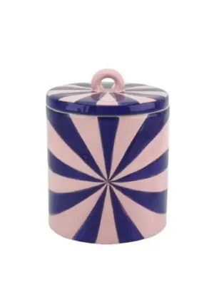 Housevitamin Keramik Dose CANDY SWIRL Blau Rosa