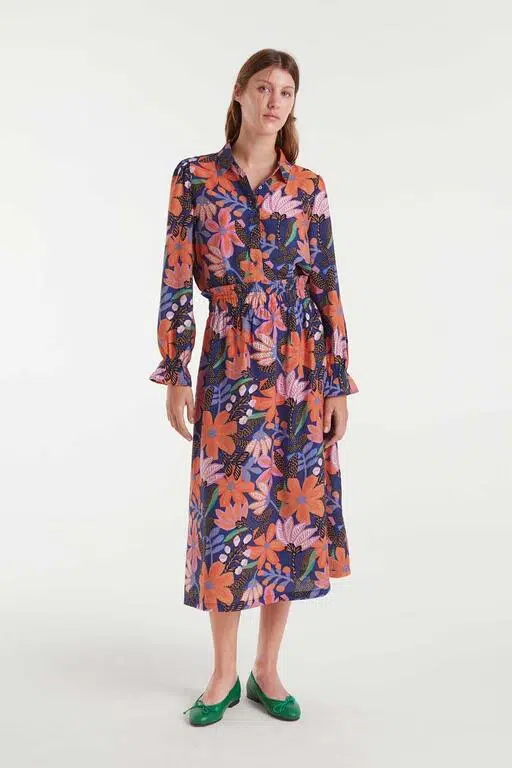 Compania Fantastica Maxikleid mit Blumen