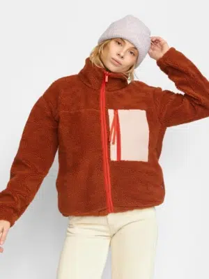 Selfhood Teddyjacke Rust