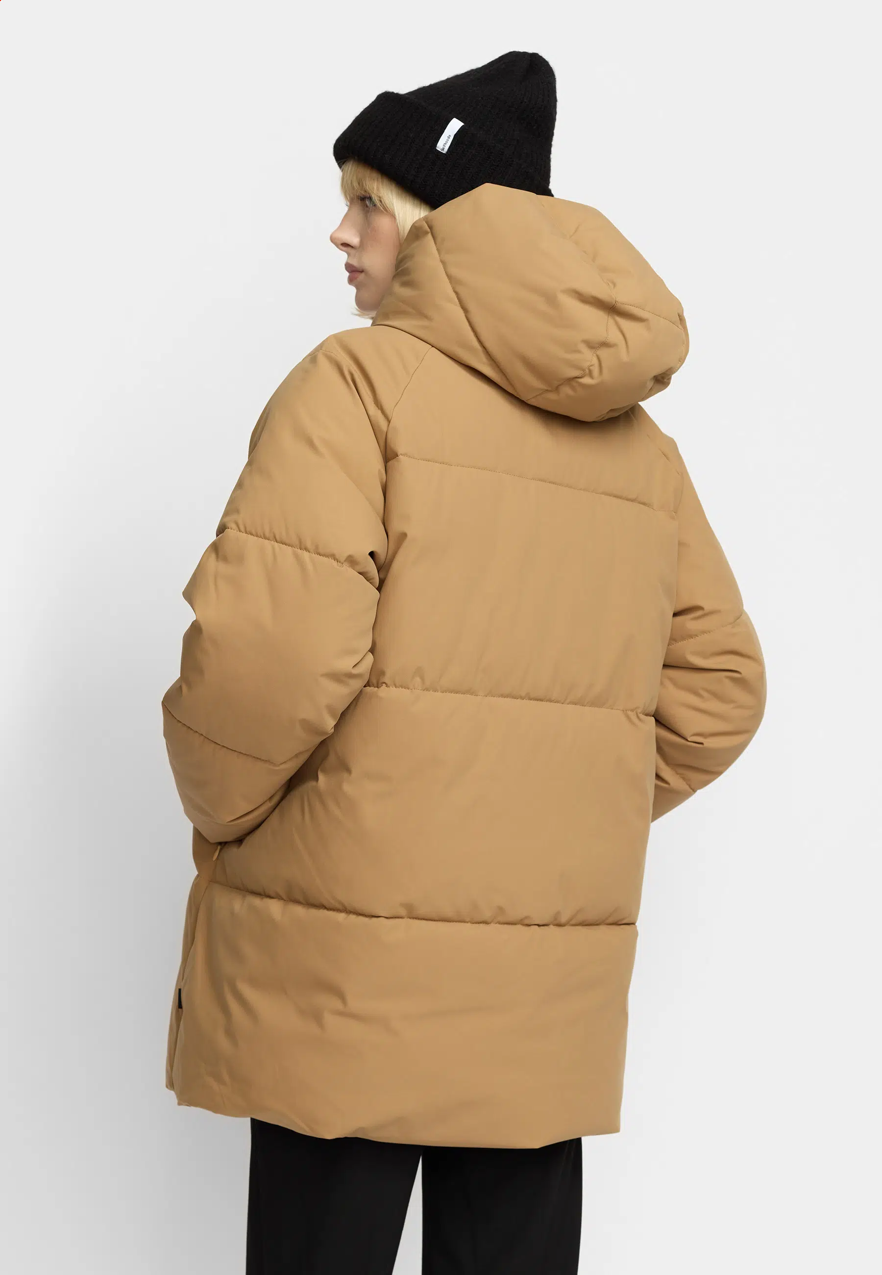 Selfhood Pufferjacke Beige Oversized