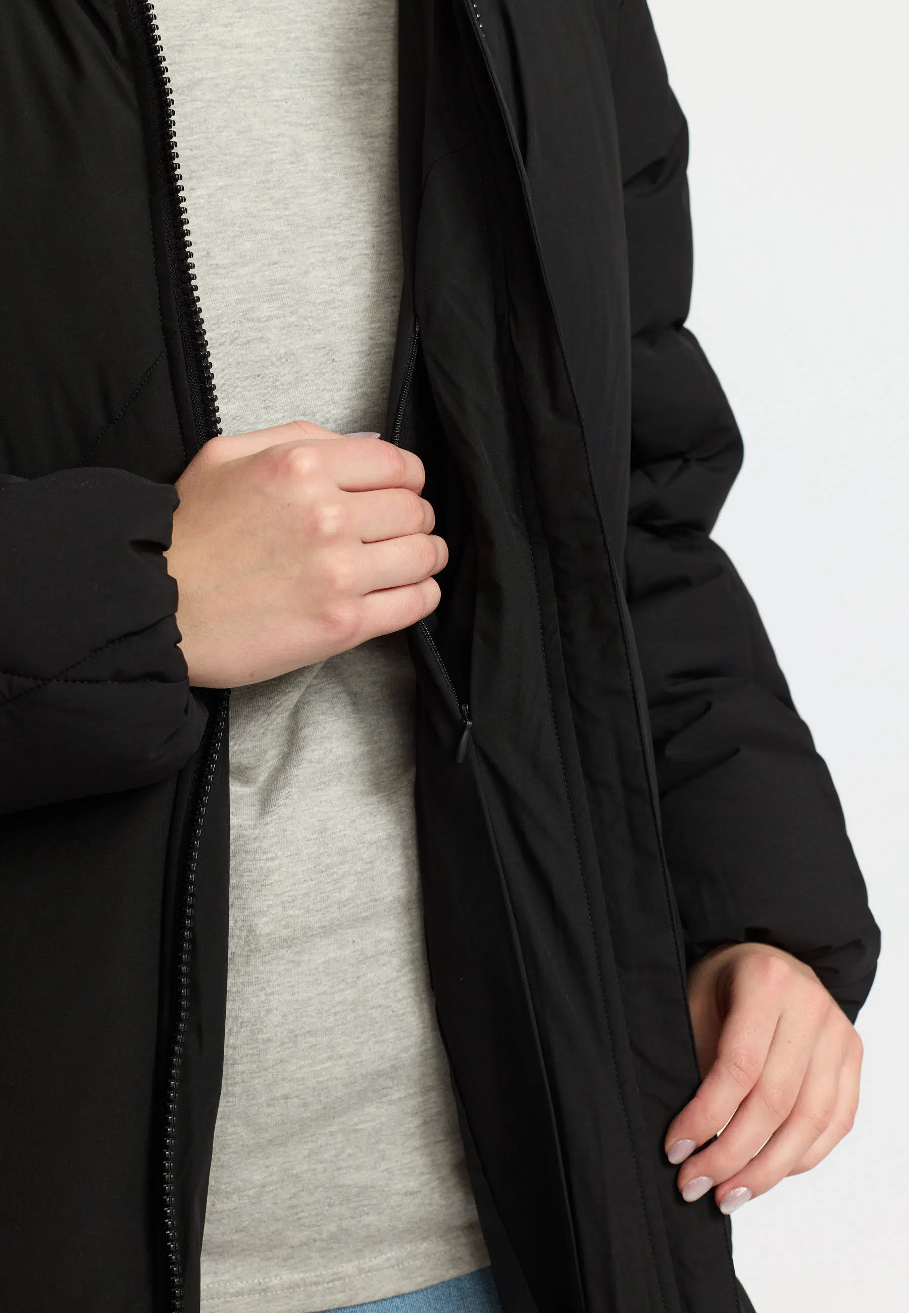 Selfhood Puffermantel Schwarz Selfhood Puffermantel Schwarz