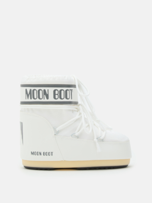 Moon Boot Icon Low Nylon White Mono