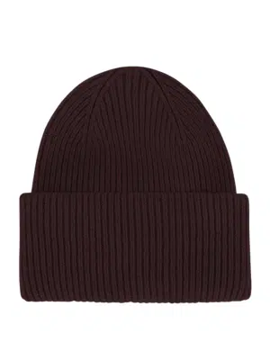 Colourful Standard Mütze Merinowolle Oxblood Red