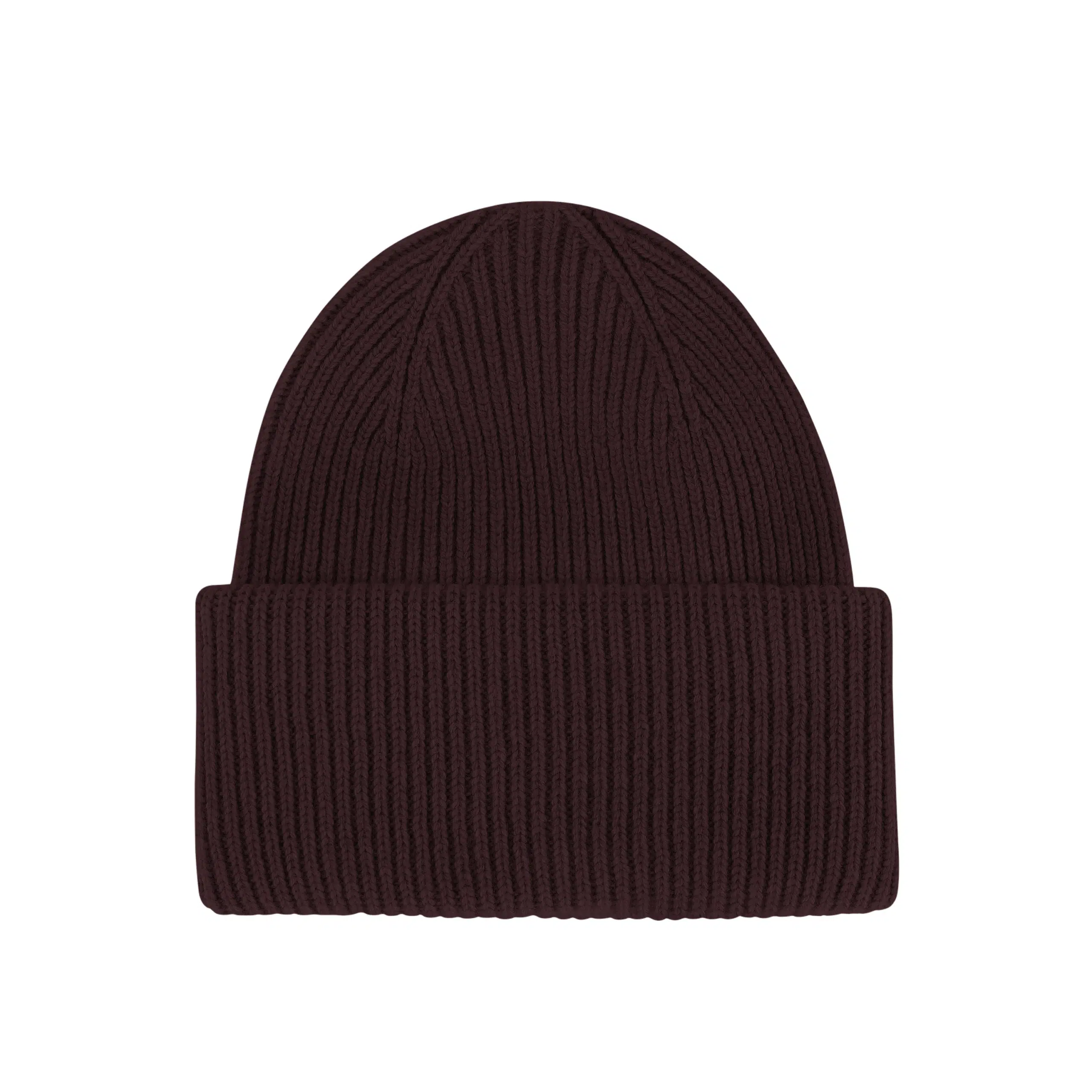 Colourful Standard Mütze Merinowolle Oxblood Red