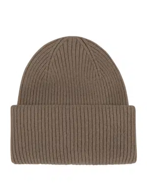 Colourful Standard Mütze Merinowolle Warm Taupe