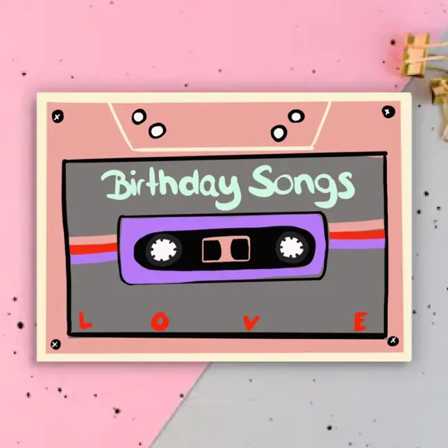 Ute Arnold Postkarte Kassette