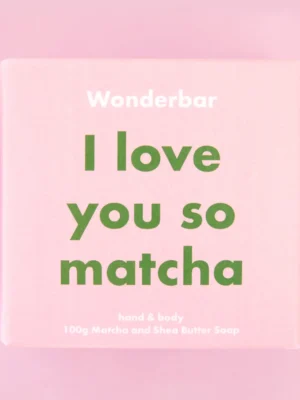 Wonderbar Seife Matcha & Sheabutter I LOVE YOU SO MATCHA