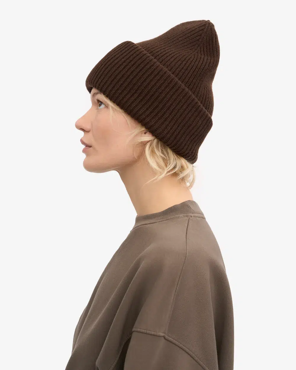 Colourful Standard Mütze Merinowolle Coffee Brown