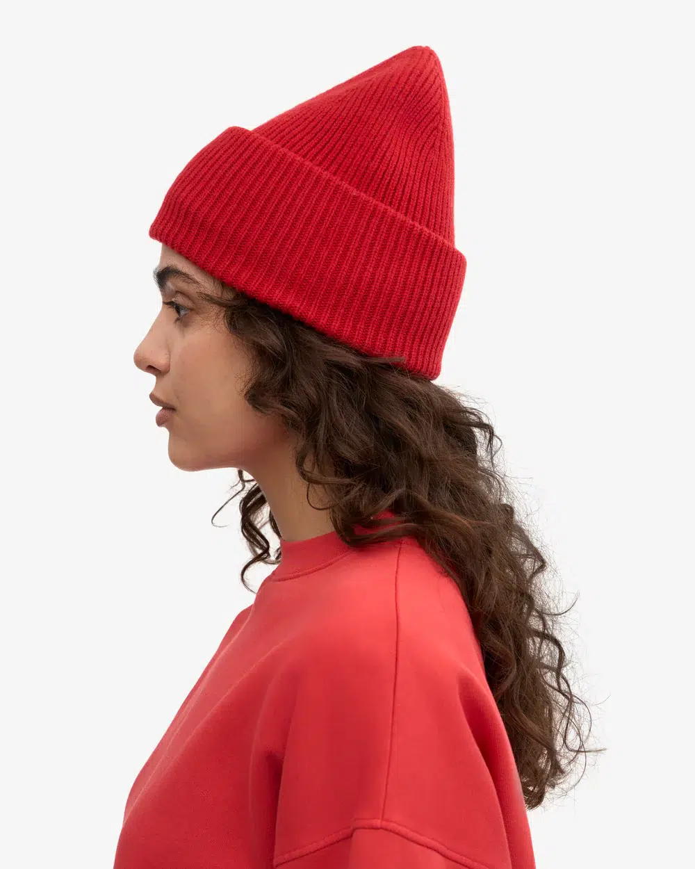 Colourful Standard Mütze Merinowolle Scarlet Red