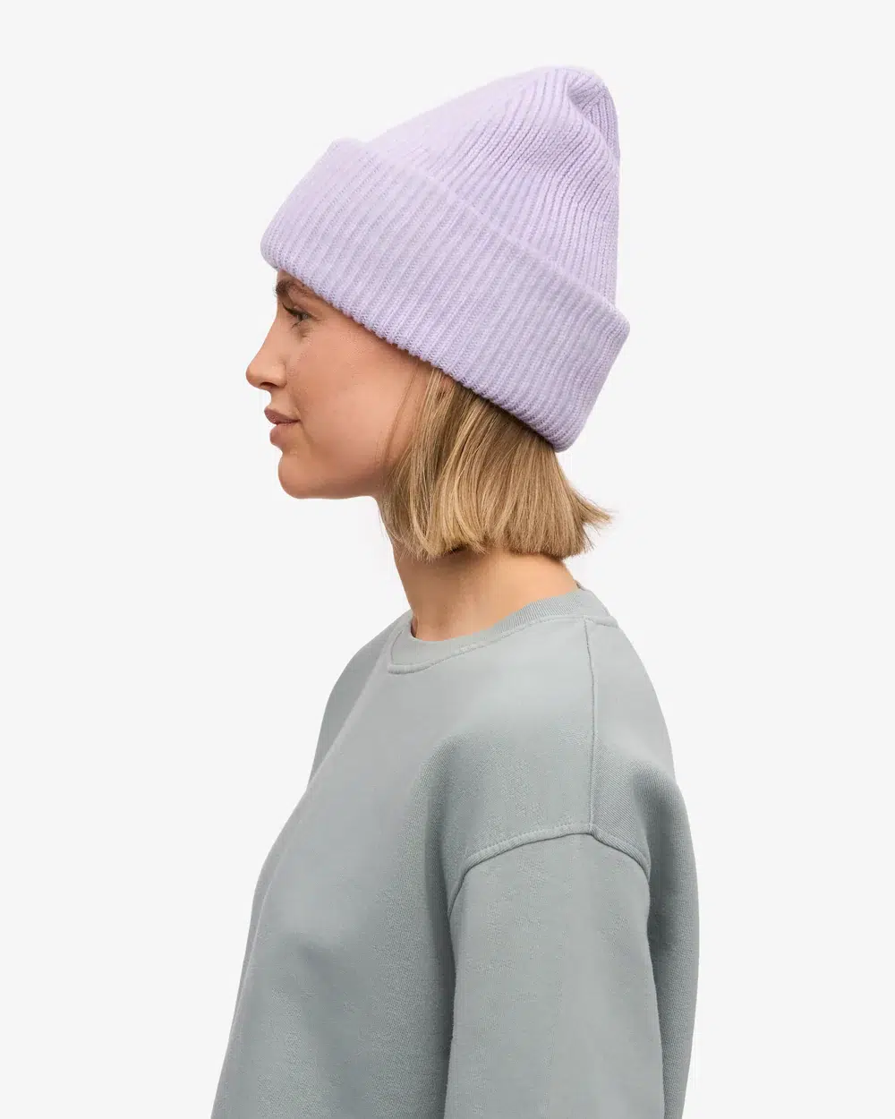 Colourful Standard Mütze Merinowolle Soft Lavender
