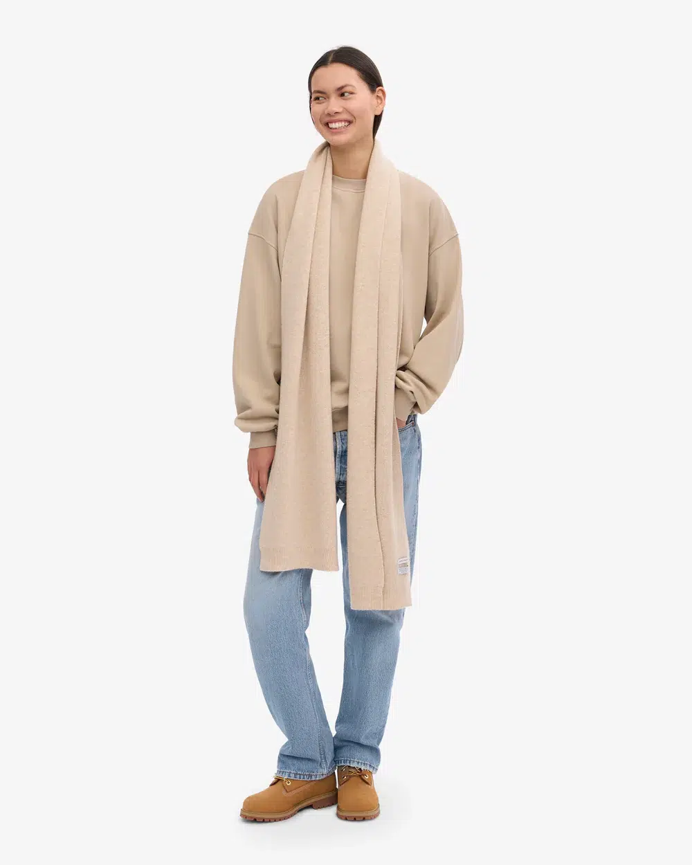 Colourful Standard Schal Merino Ivory White